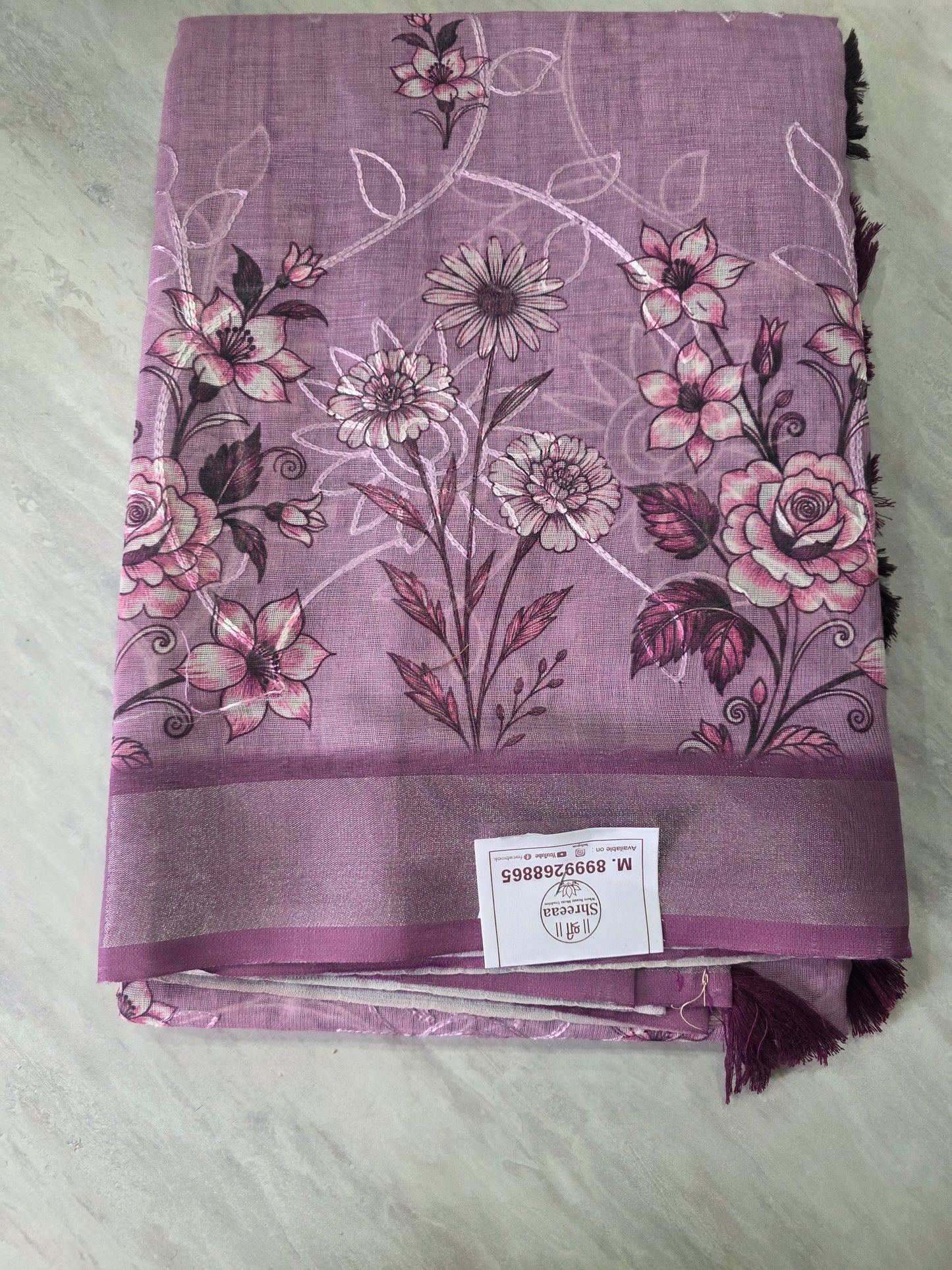 Dailywear Weaving Linen Saree ||A388 || 750 ||