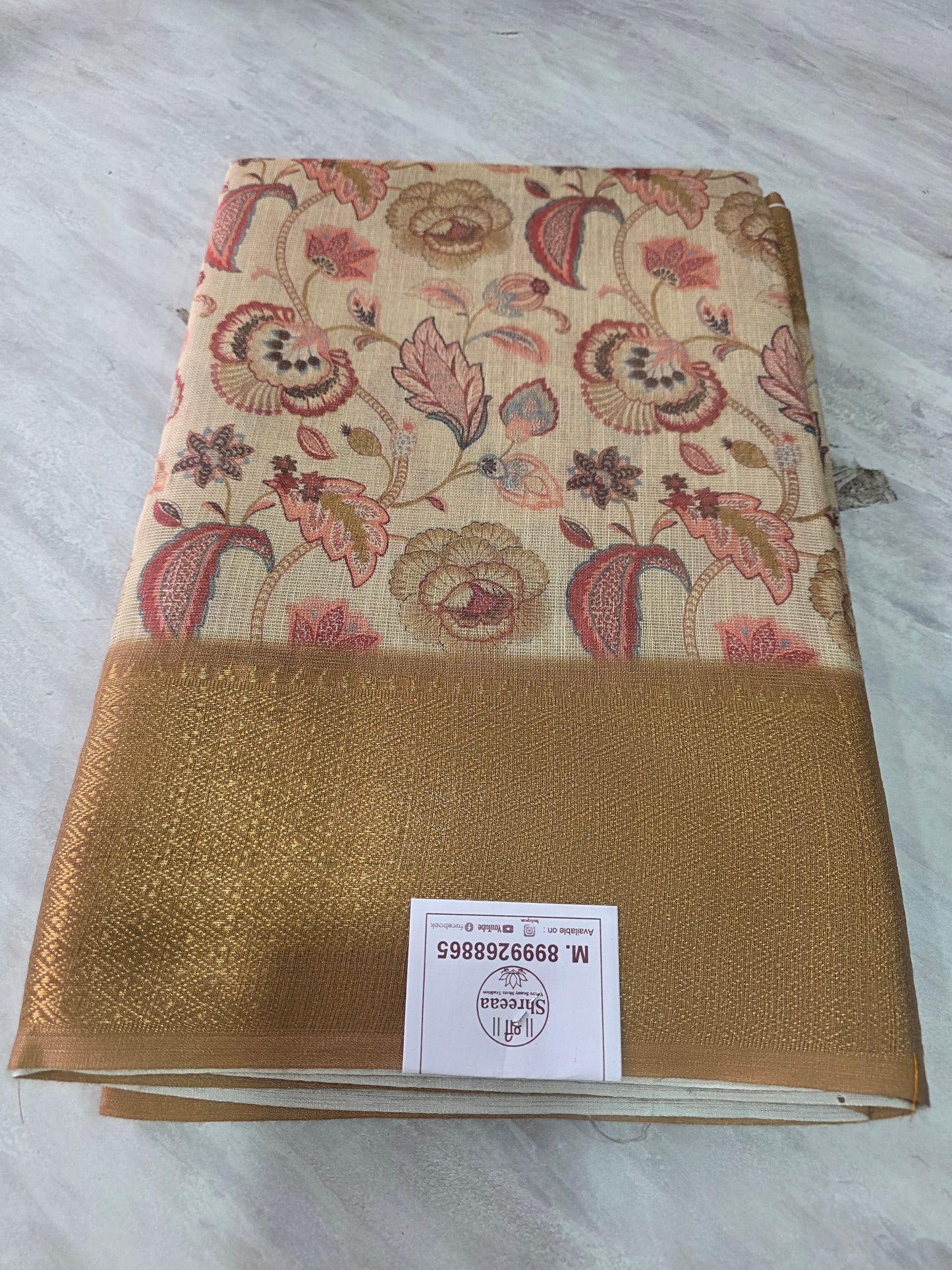Tissue Linen saree ||A393||720