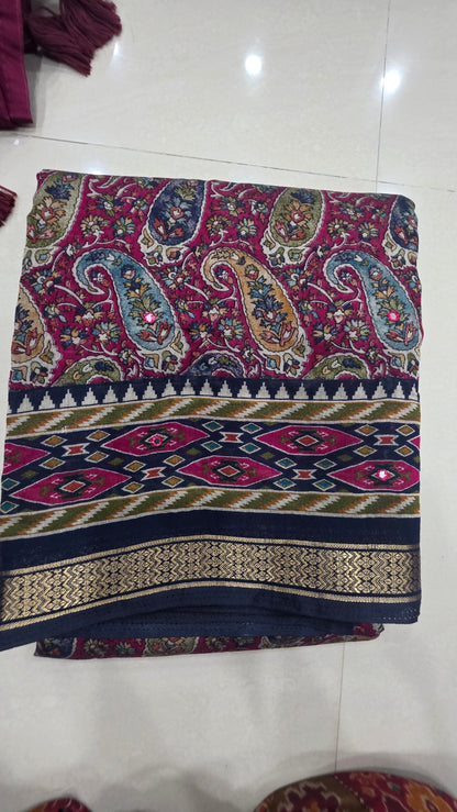 Cotton silk sarees ||2409||