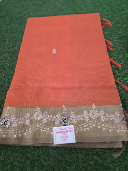 Tissue Supernet Saree ||SS504||