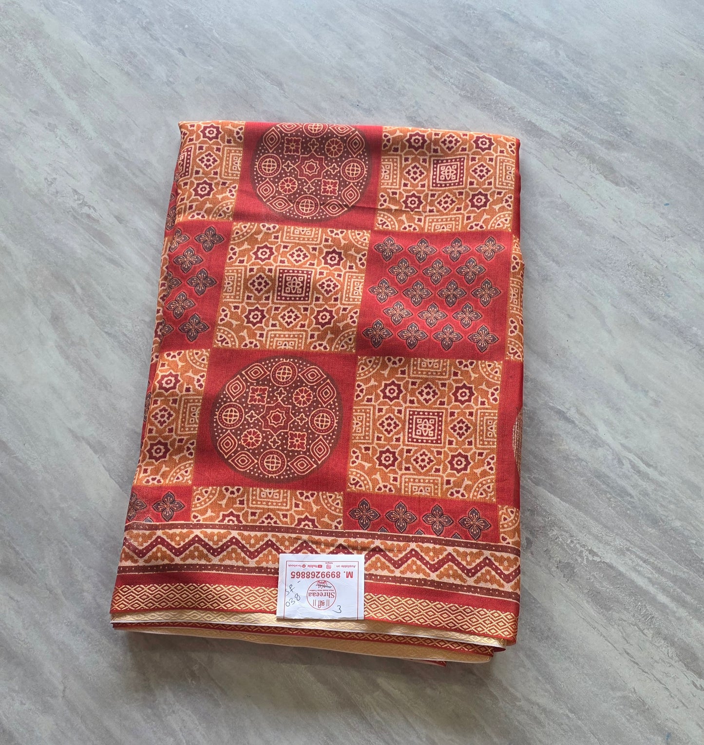 Premium Synthetic Sarees|| A129 || 1250 ||