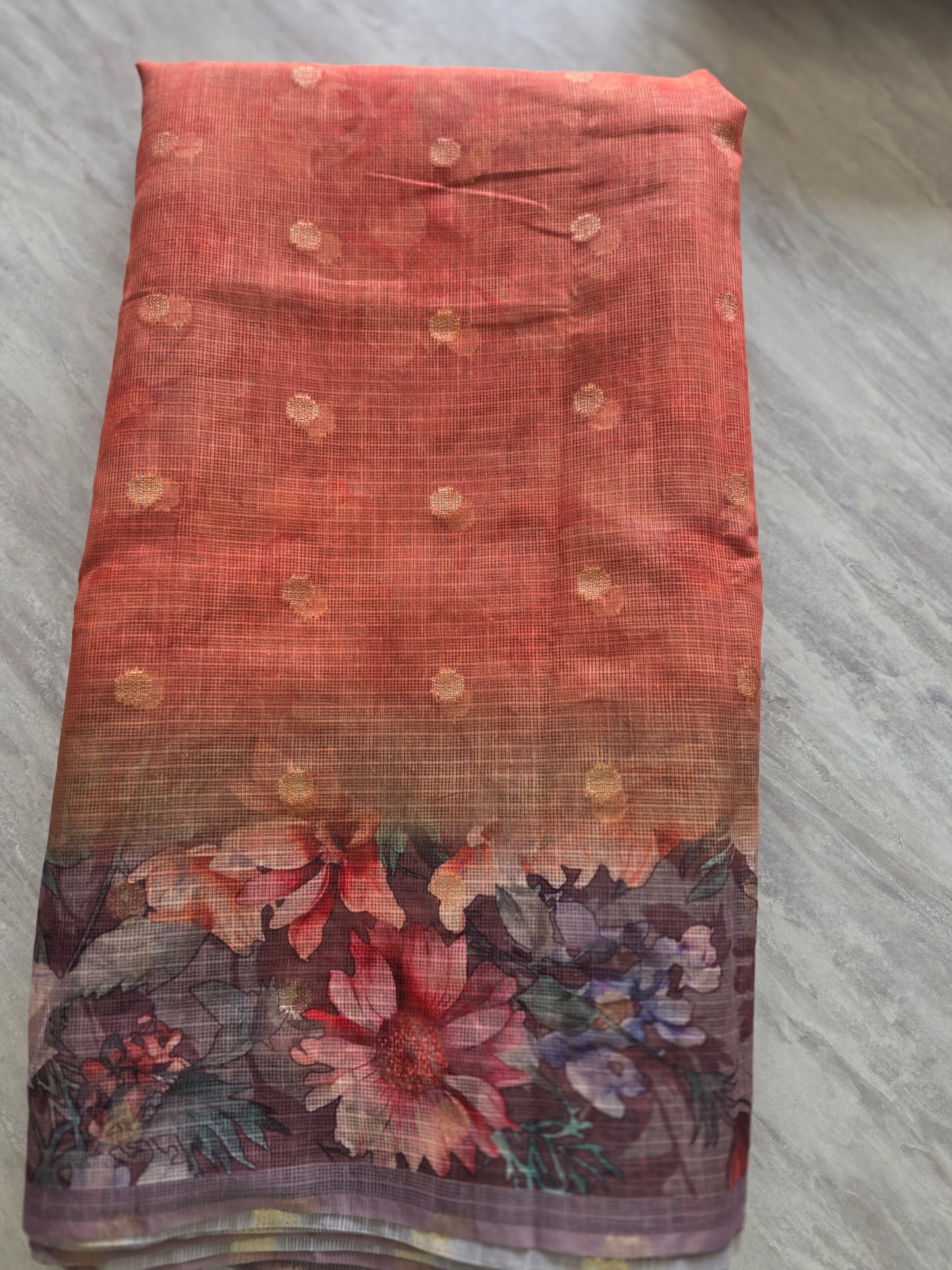Soft Semi Kota Silk Texture Saree || K18 ||