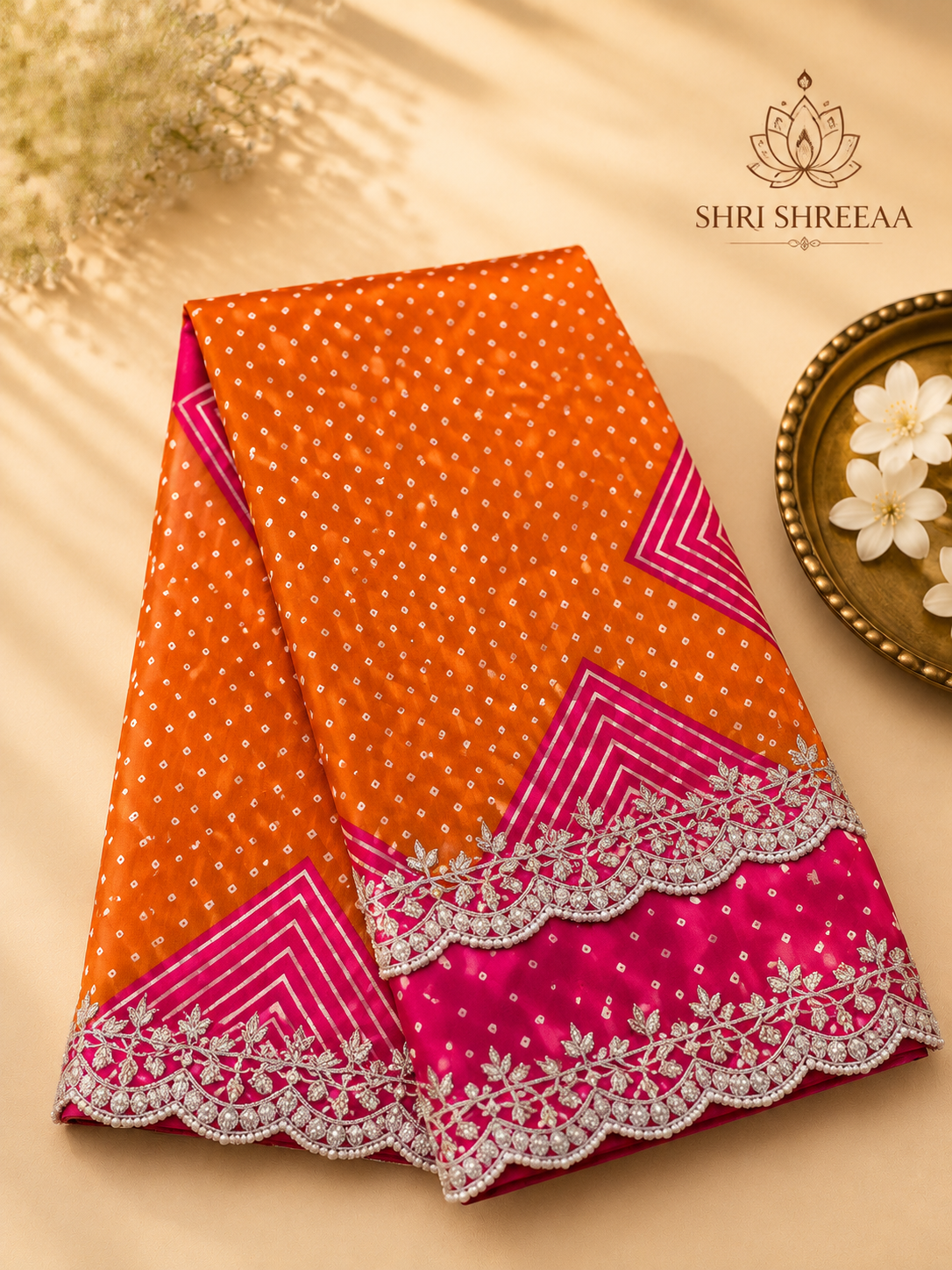 Crape Silk Saree ||A6 ||
