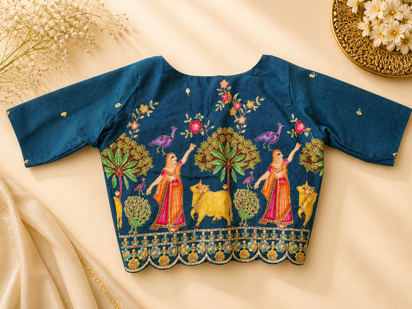 Designer Silk Blouse || B16 ||