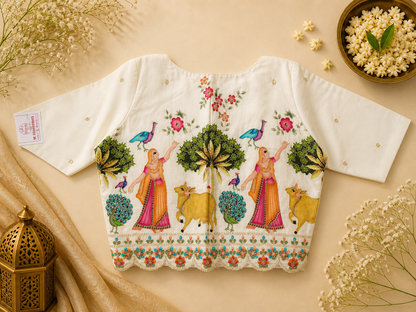 Designer Silk Blouse || B16 ||