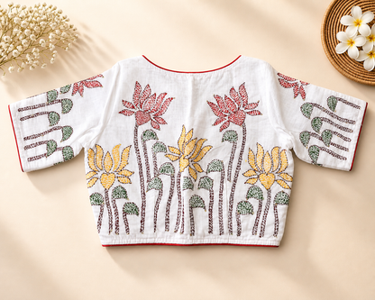 Hand Embroidery Blouse || B18 ||