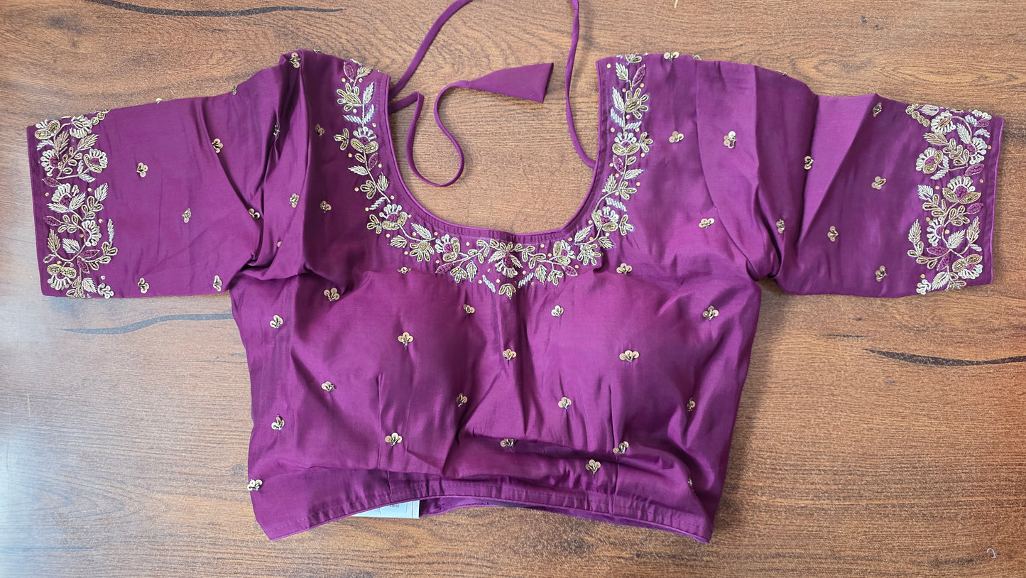 Hand Work Blouse || B40 ||