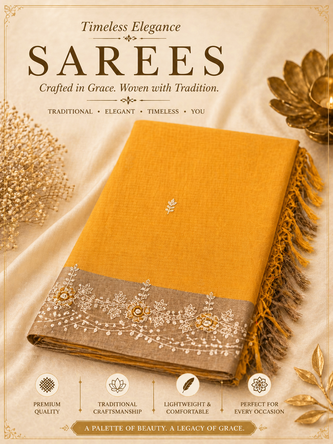 Tissue Supernet Saree ||SS504||