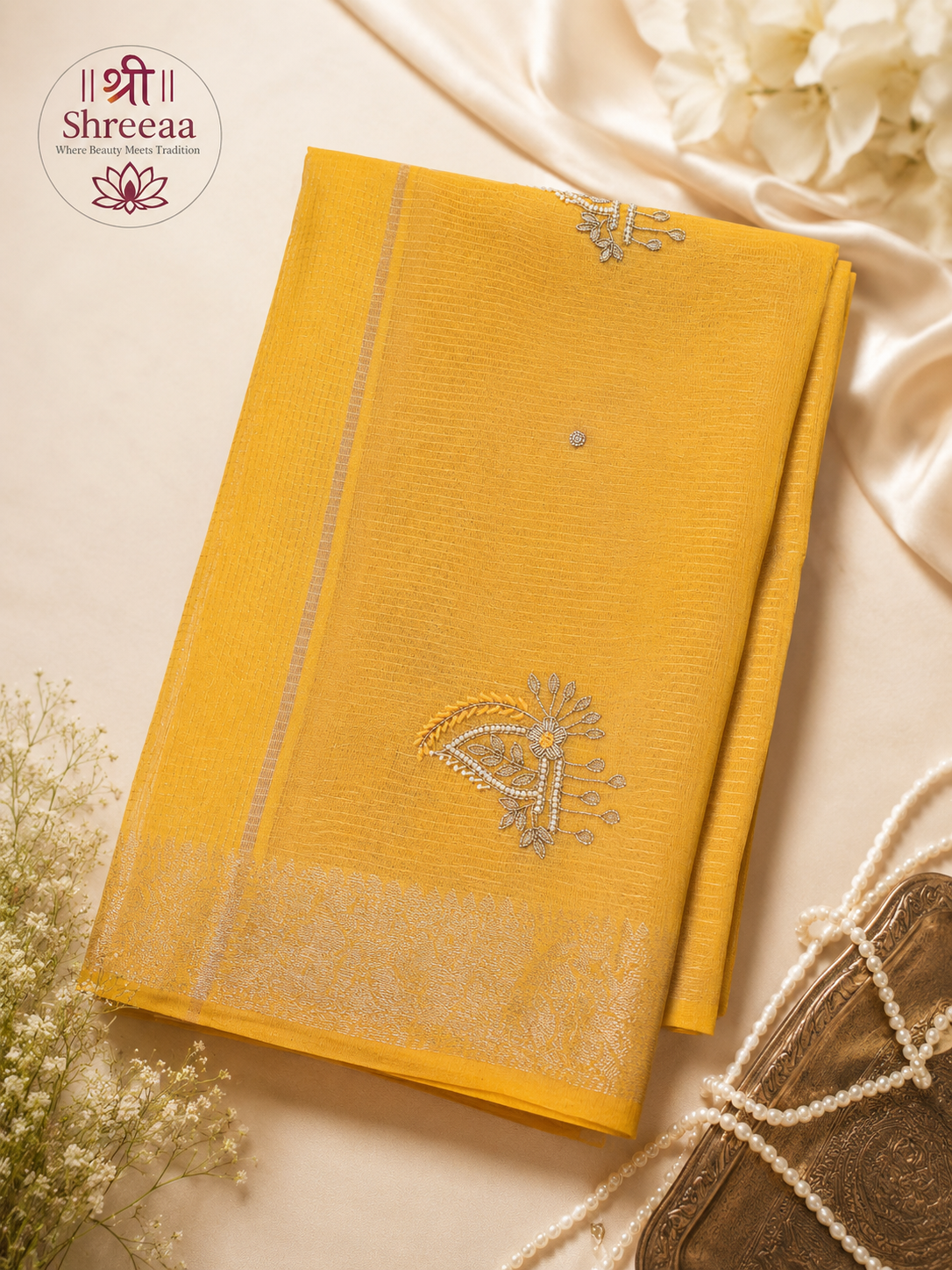 Tissue Supernet Saree || K40 ||
