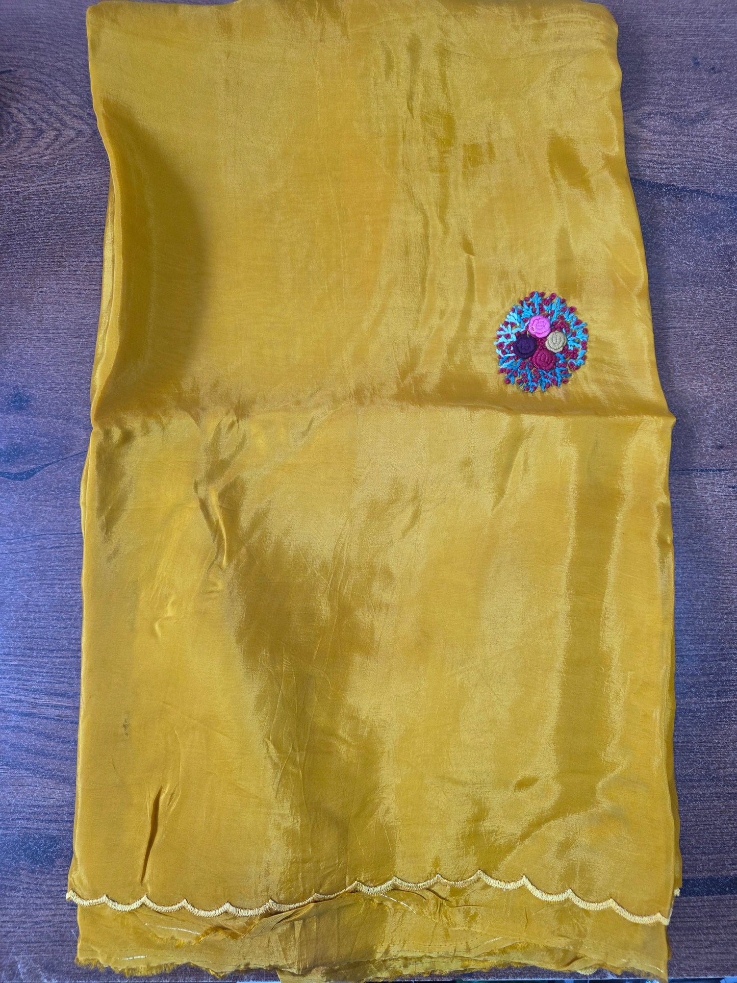 Hand Embroidery Saree || A83 ||