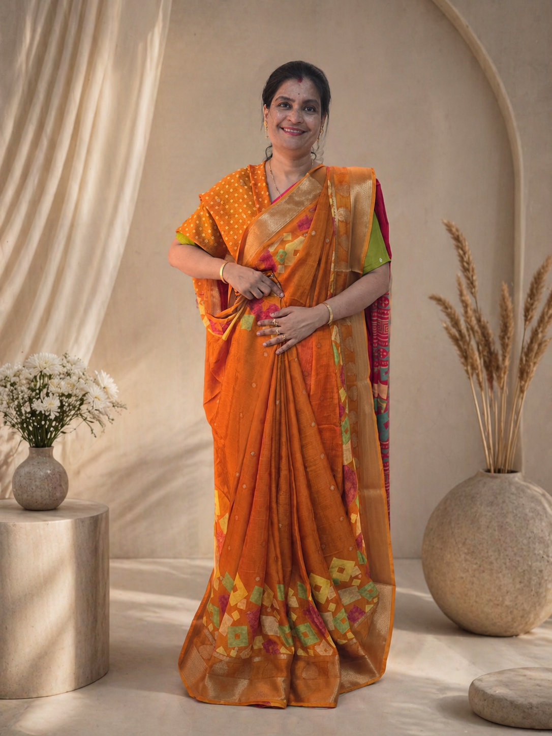 Georgette Saree || SS521 ||